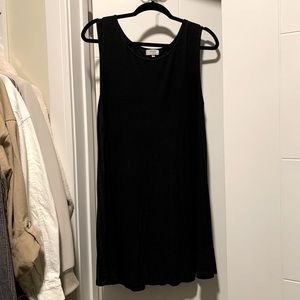 Tank Top Piko Dress in Black